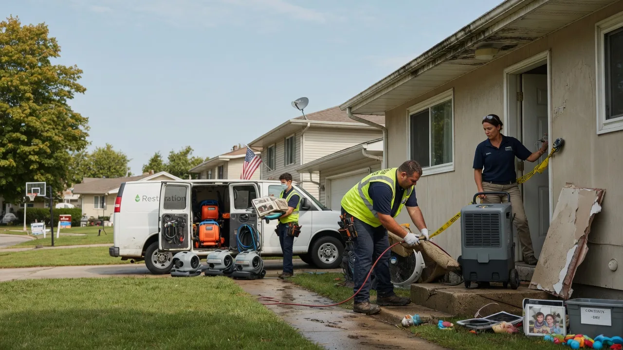 Water Damage Restoration in Williamsfield, IL near me